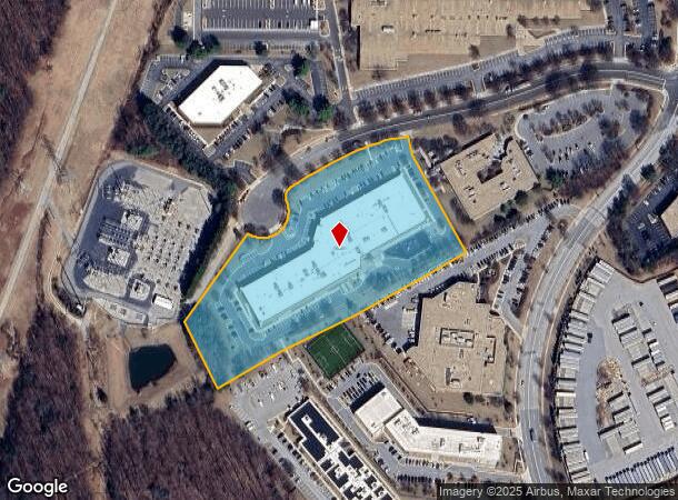 6151 Chevy Chase Dr, Laurel, MD Parcel Map