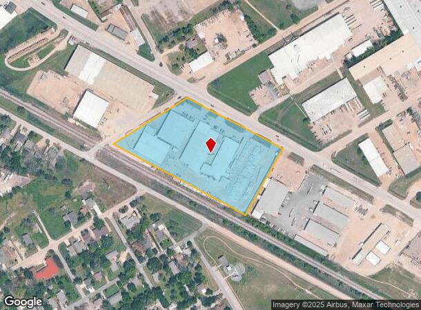 1509 S Kaufman St, Ennis, TX Parcel Map