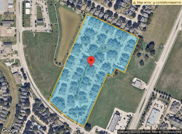  5525 Reading Rd, Rosenberg, TX Parcel Map