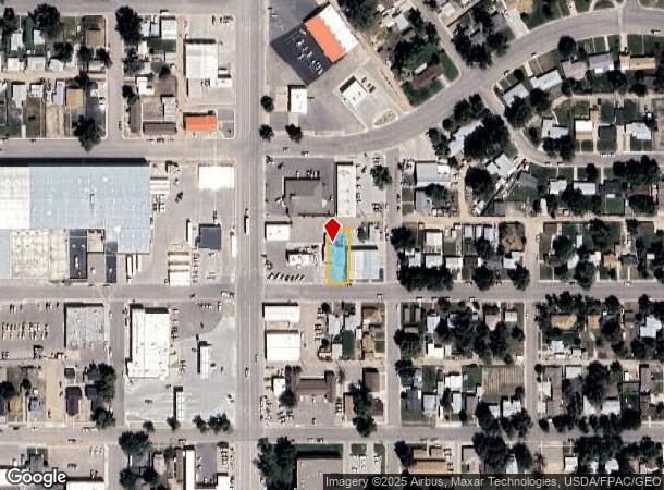 1017 Pulliam Ave, Worland, WY Parcel Map