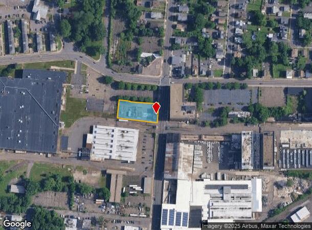  128 Burritt St, New Britain, CT Parcel Map