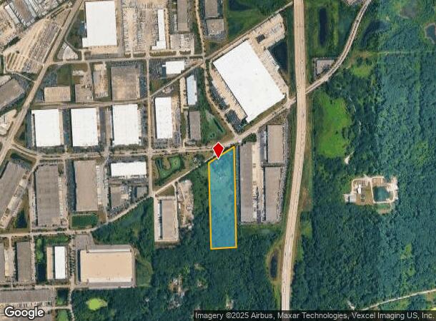  17025 Davey Rd, Lemont, IL Parcel Map