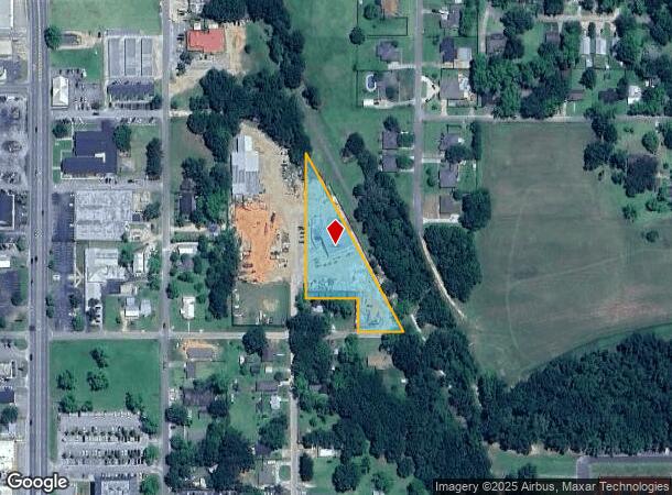 22190 Cedar St, Robertsdale, AL Parcel Map