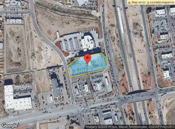  6411 S Desert Blvd, El Paso, TX Parcel Map