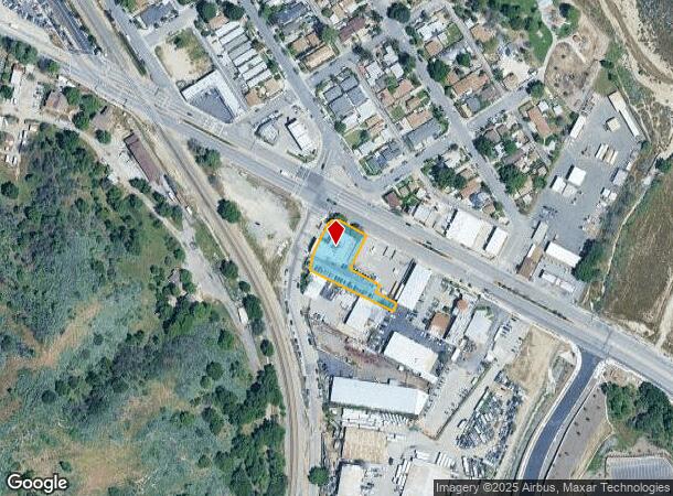  23986 Pine St, Newhall, CA Parcel Map