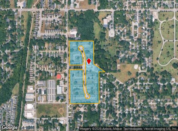 1600 Haskell Ave, Lawrence, KS Parcel Map