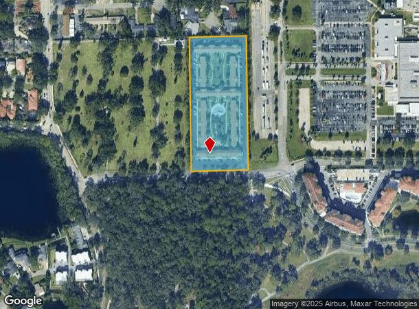 2001 Glenridge Way, Winter Park, FL Parcel Map
