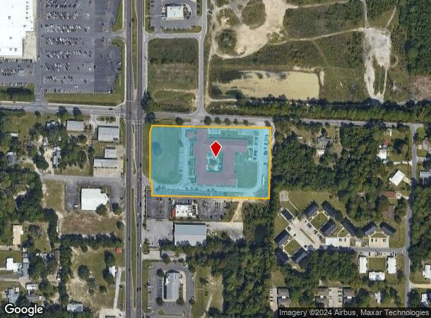  626 N Tyndall Pkwy, Panama City, FL Parcel Map