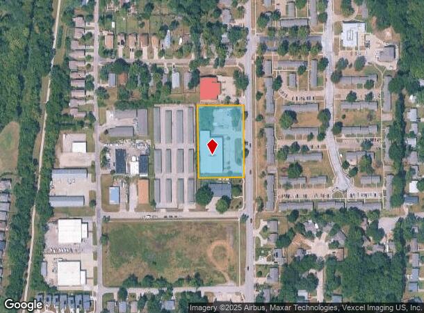  1725 Haskell Ave, Lawrence, KS Parcel Map