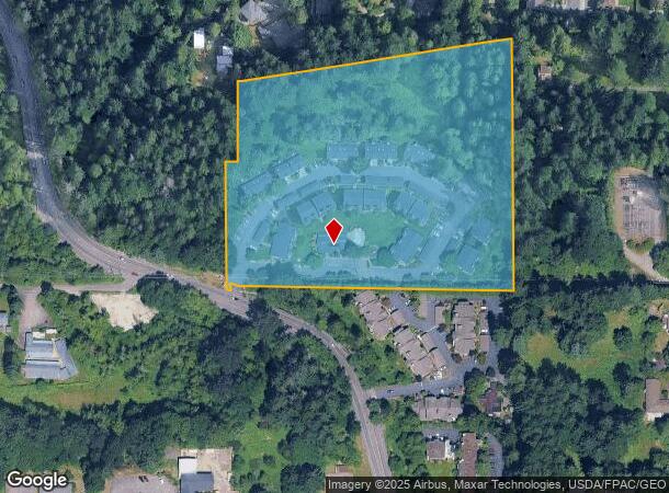 9627 Ne 195Th Cir, Bothell, WA Parcel Map