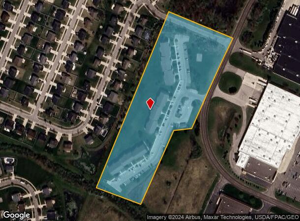  1743 Mall Rd, Monroe, MI Parcel Map