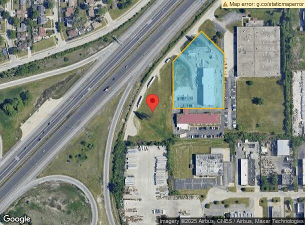  4375 Frontage Rd, Oak Forest, IL Parcel Map