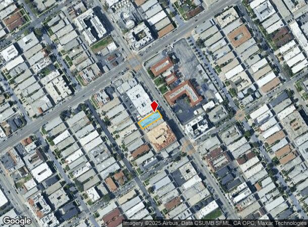 3539 Motor Ave, Los Angeles, CA Parcel Map