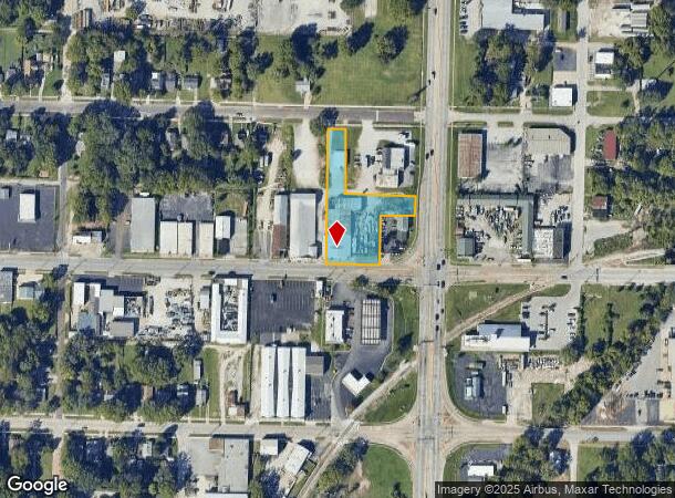  1621 W College St, Springfield, MO Parcel Map
