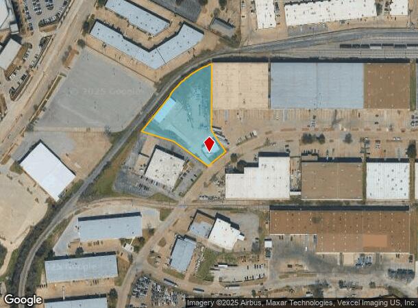  411 Exchange Dr, Arlington, TX Parcel Map