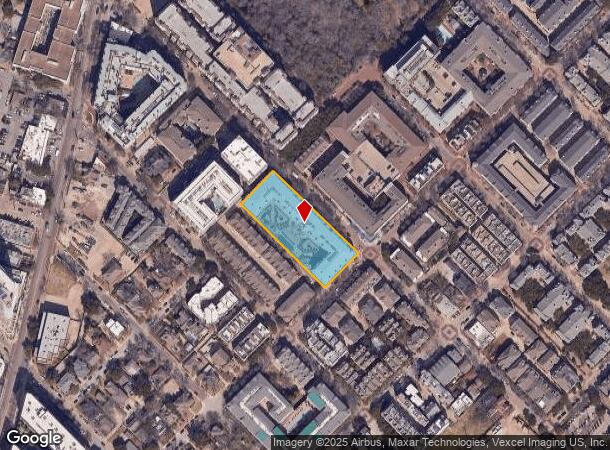  2427 Allen St, Dallas, TX Parcel Map