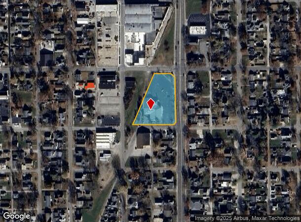  2110 Central Ave, Columbus, IN Parcel Map