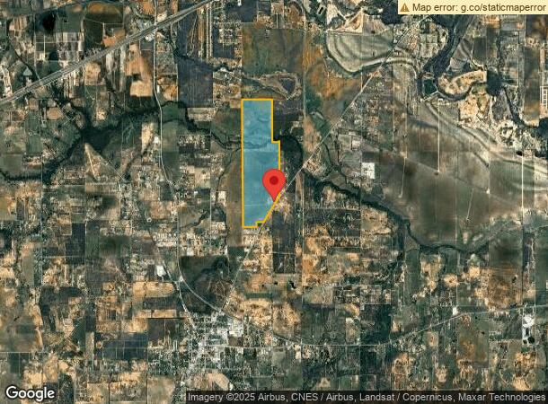  7529 W Rockport Rd W, Von Ormy, TX Parcel Map