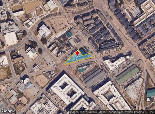  2018 Cadiz St, Dallas, TX Parcel Map