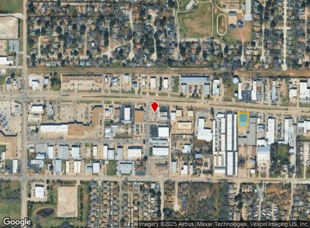  2290 W Pioneer Pky, Pantego, TX Parcel Map