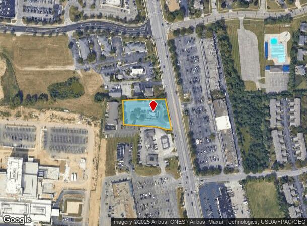  1233 Hill Rd N, Pickerington, OH Parcel Map