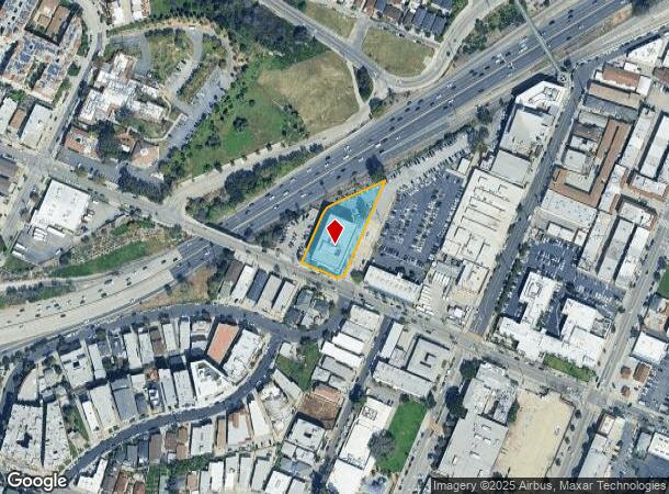  711 W College St, Los Angeles, CA Parcel Map