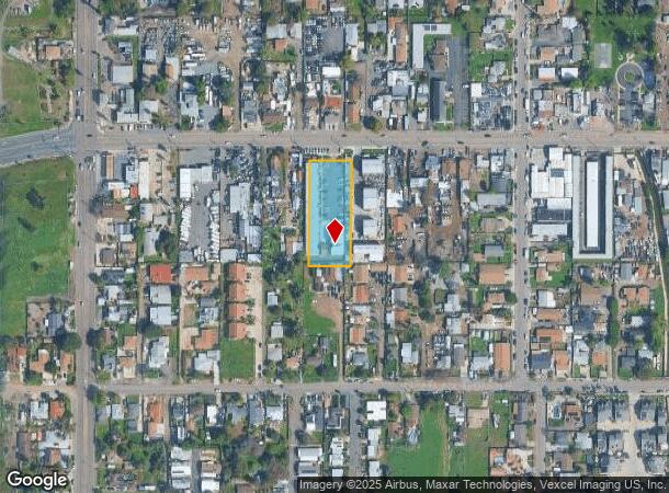  8707 Troy St, Spring Valley, CA Parcel Map