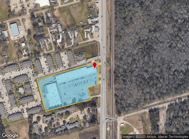  1208 S Frazier St, Conroe, TX Parcel Map