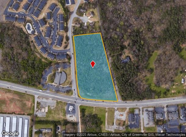 2738 W Butler Rd, Greenville, SC Parcel Map