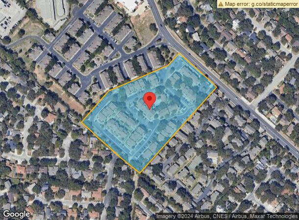  2626 Thousand Oaks Dr, San Antonio, TX Parcel Map