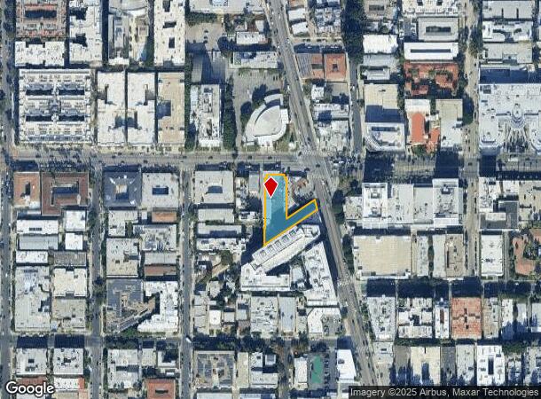  7110 Hollywood Blvd, Los Angeles, CA Parcel Map