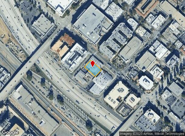  52 E Palm Ave, Burbank, CA Parcel Map