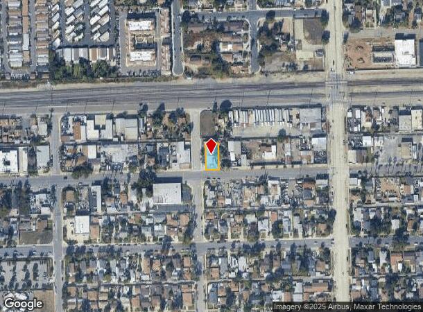 1193 W 2Nd St, Pomona, CA Parcel Map