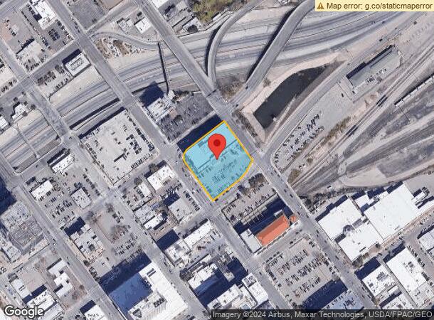  401 E Franklin Ave, El Paso, TX Parcel Map