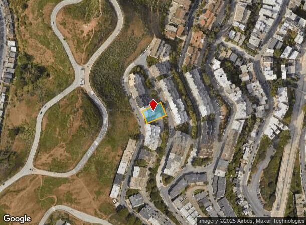  74 Crestline Dr, San Francisco, CA Parcel Map