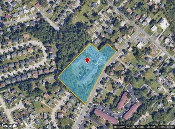 2020 Featherbed Ln, Gwynn Oak, MD Parcel Map