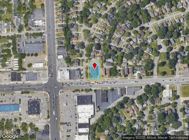 858 W Huron St, Pontiac, MI Parcel Map