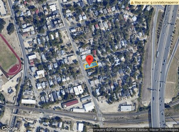  1702 S Presa St, San Antonio, TX Parcel Map