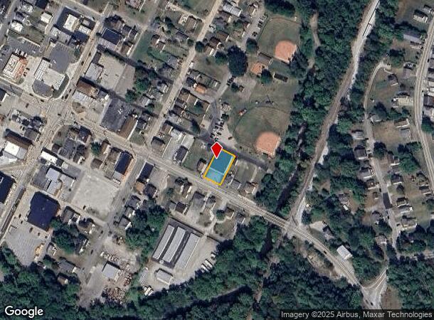 123 S Main St, Houston, PA Parcel Map