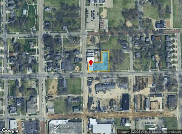  702 N Burdick St, Kalamazoo, MI Parcel Map