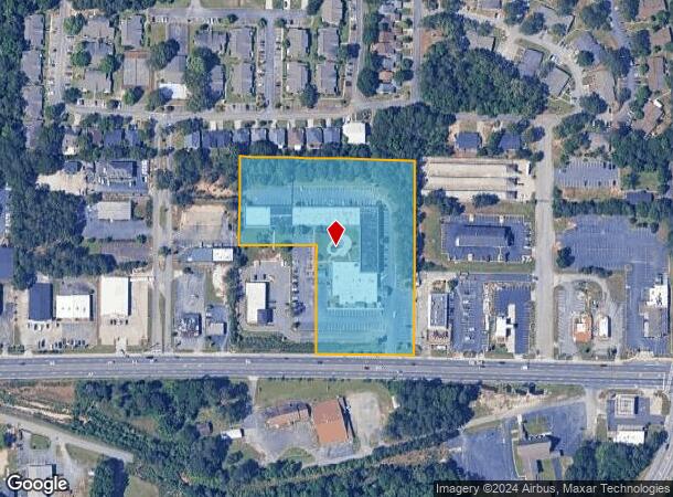  2024 Watson Blvd, Warner Robins, GA Parcel Map