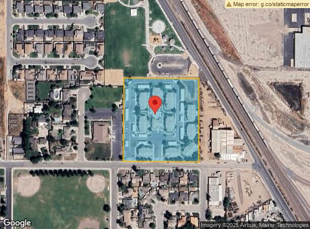  1420 North Ave, Corcoran, CA Parcel Map