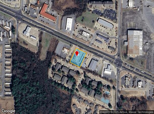 1405 Dave Ward Dr, Conway, AR Parcel Map