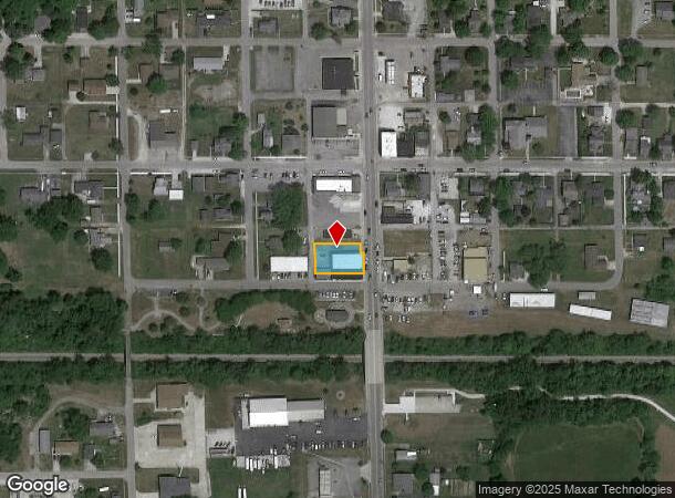 33 N Main St, Upland, IN Parcel Map