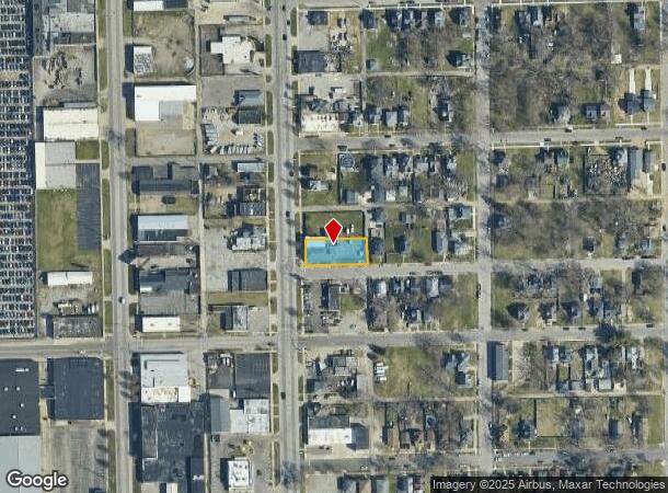  1820 S Michigan St, South Bend, IN Parcel Map