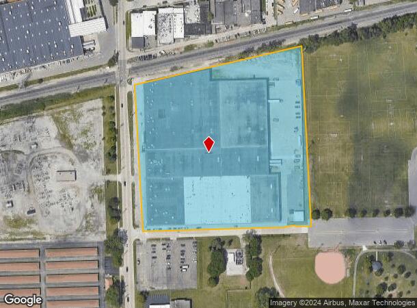  2401 S Gulley Rd, Dearborn, MI Parcel Map