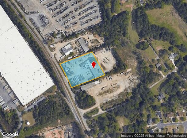 9184 Turner Rd, Jonesboro, GA Parcel Map