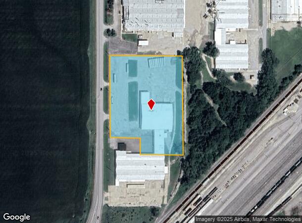  1050 S Meridian Rd, Newton, KS Parcel Map