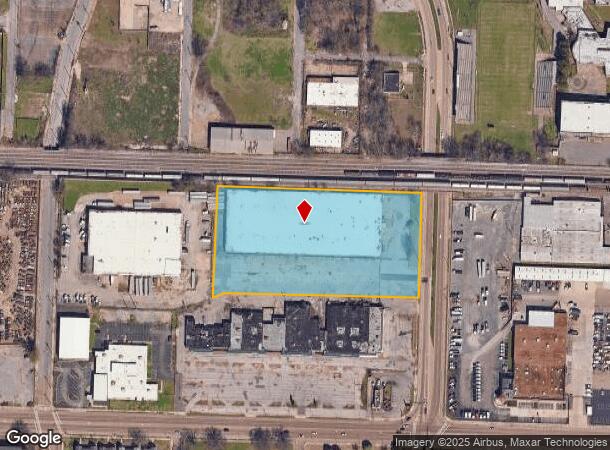 761 S Danny Thomas Blvd, Memphis, TN Parcel Map