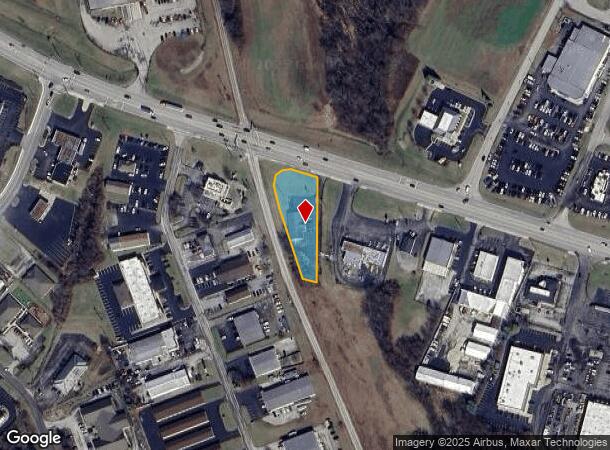 141 W John Rowan Blvd, Bardstown, KY Parcel Map